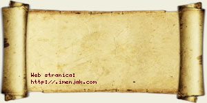 Nina Tošović vizit kartica